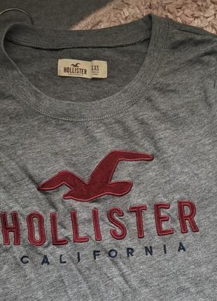 Сірий реглан hollister xs s10 фото