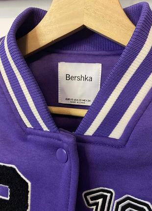 Куртка bershka бомбер университетская бейсбольная олимпийка4 фото