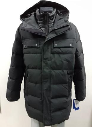 Vince camuto зимова куртка з капюшоном, теплий пуховик оригінал із ша5 фото