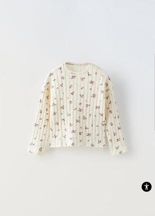 Лонгслів реглан кофтинка zara