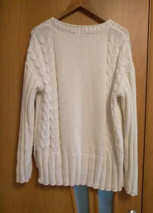 Модный теплый свитер. размер 12-148 фото