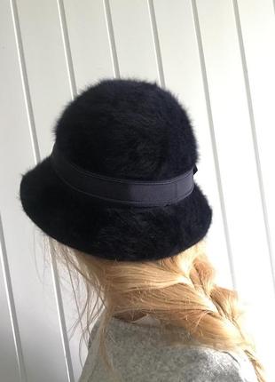 Kangol оригинал  новая шляпа панама цвет кобальт сине-черная2 фото