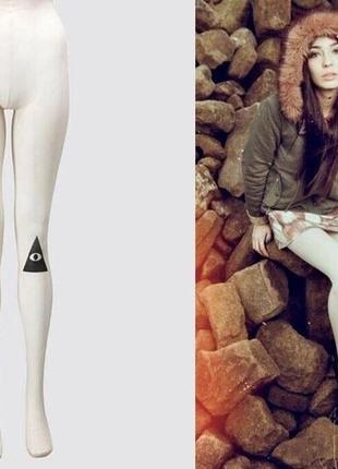 Женские колготки drop dead clothing - knee visions tights bmth oliver sykes emo скинни