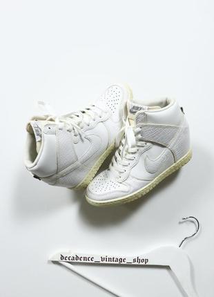 Жіночі на платформі / підборах nike dunk ski hi wedge croc. кросівки туфлі sb air converse old skool jordan blazer force max