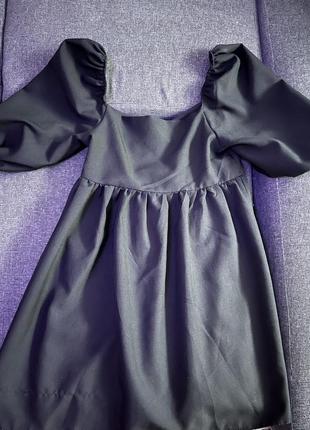 Черное базовое платье2 фото