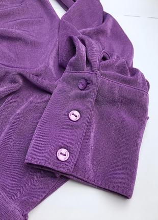 Женская рубашка фиолетовая amisu пиджак платье2 фото