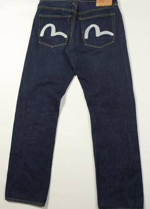 Оригинальные джинсы от evisu с двойным лого3 фото