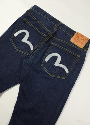 Оригинальные джинсы от evisu с двойным лого7 фото