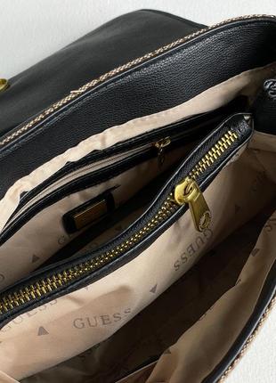 Жіноча сумка з плотного текстилю guess на подарунок фірми гесс3 фото
