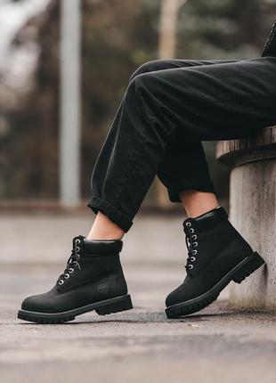 Женские ботинки timberland black