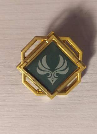 Значок око бога анемо з "геншин імпакт" 3*3 см. уцінка.