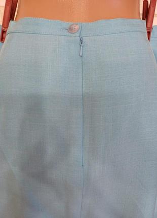 Фирменная debenhams юбка миди карандаш в нежно голубом цвете, размер 2хл7 фото