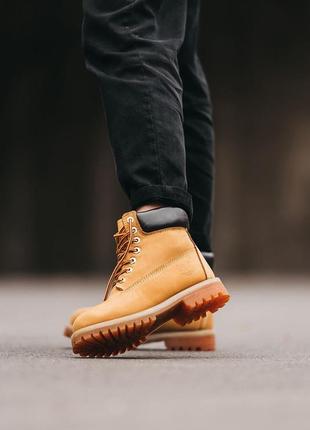 Мужские ботинки timberland ginger fur мех6 фото