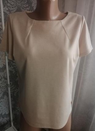 Топ базовый  кофта трикотаж бежевая