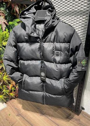 Зимняя куртка стон айленд / stone island / премиум качество2 фото
