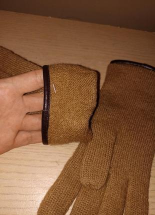 Перчатки, рукавиці. шерсть4 фото