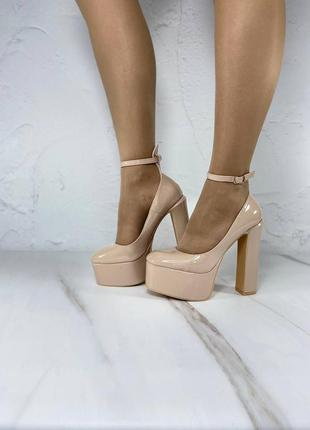 Туфлі лак3 фото