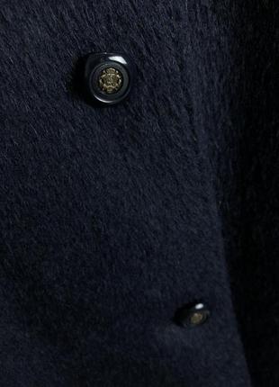 Винтажное пальто с шерсти ламы hensel & mortensen германия 80-90 года натуральное шерстяное шерстяное винтаж длинное8 фото