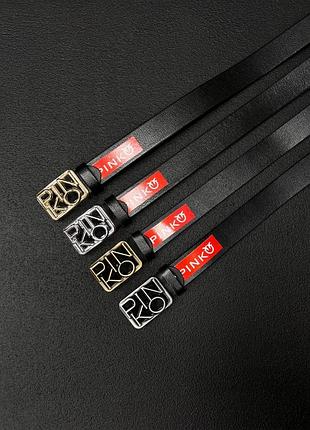 Ремень пояс женский кожаный в стиле pinko / ремінь пояс жіночий в стилі pinko