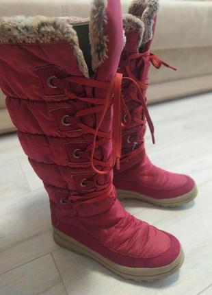 Жіночі теплі чоботи дутики ilse jacobsen розмір eur 373 фото