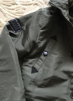 Куртка подовжена удлиненная курточка пальто парка3 фото