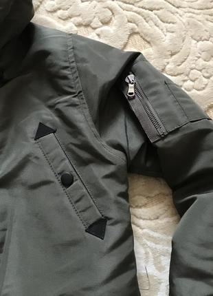 Куртка подовжена удлиненная курточка пальто парка5 фото