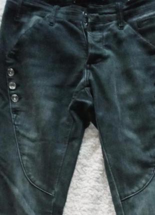 Зимние утепленные мужские джинсы черно-графитовые.