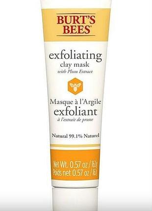 Відлущувальна глиняна маска для обличчя" burts bees "