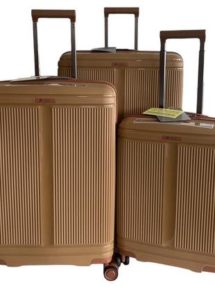 Валіза airtex 247 коричневий комплект валіз
