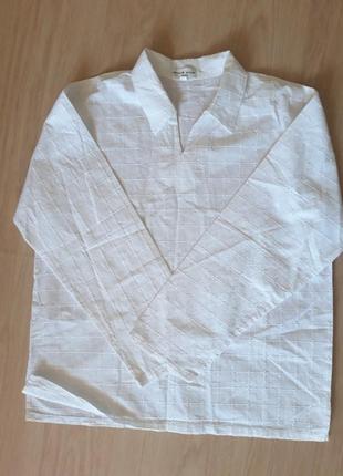 Женская рубашка в клетку, с длинным рукавом без пуговиц