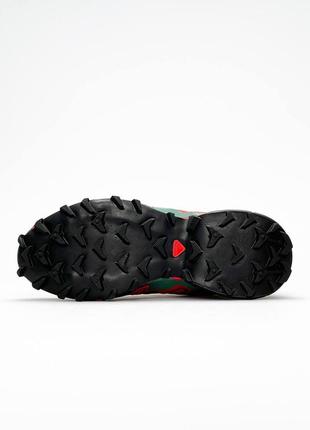 Чоловічі кросівки salomon speedcross 3 black red2 фото