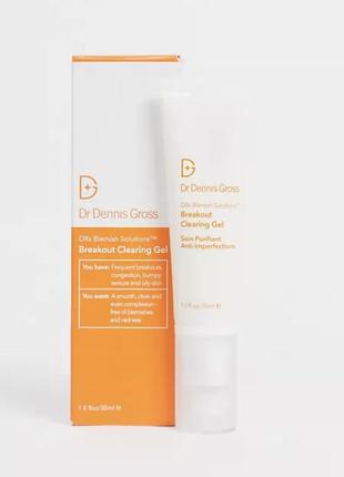 Очищающее гель точечное средство от высыпаний dr mennis gross breakout clearing gel,