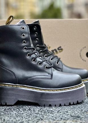 Жіночі зимові dr. martens jadon чорні, черевики гарні теплі 36, 37, 38, 39, 40, 41