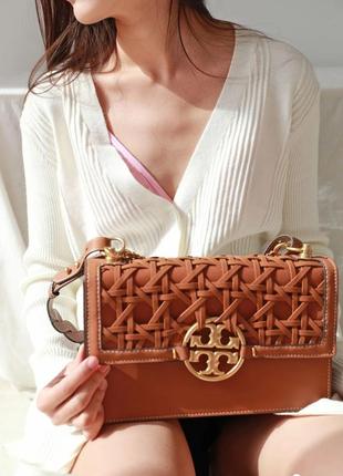 Сумка tory burch натуральная кожа🤗7 фото