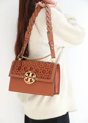 Сумка tory burch натуральная кожа🤗7 фото