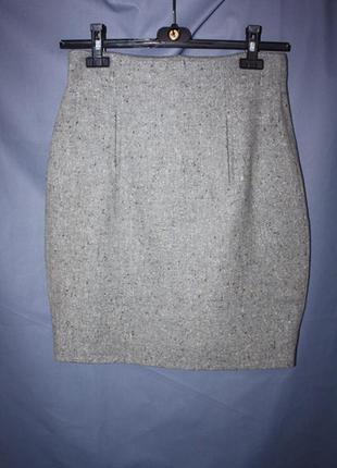 Базовая шерстяная юбка marc cain, l1 фото