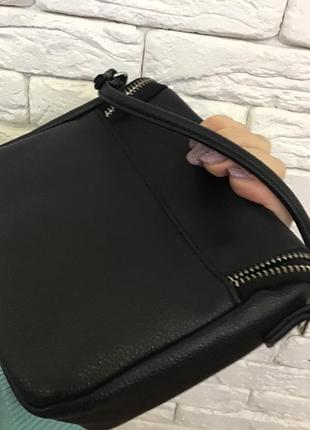 Сумочка сумка черная маленькая8 фото