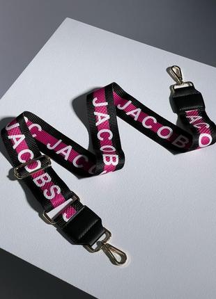 Ремінь marc jacobs black/pink