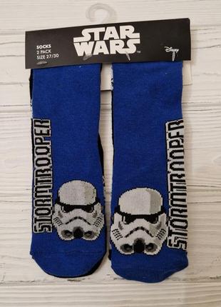 Набір шкарпеток зоряні війни. дитячі шкарпетки 2 пари