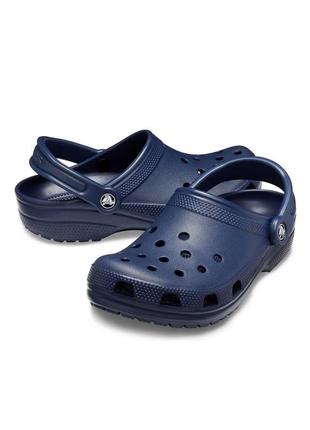 Крокс класичні сабо crocs classic clog navy