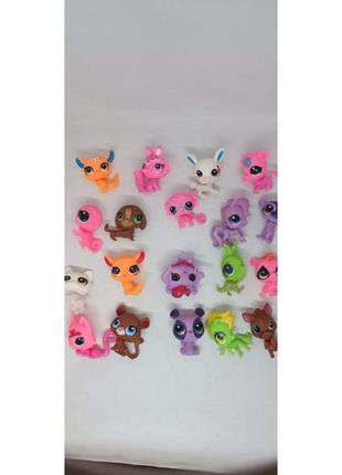 Літл пет шоп фігурки littlest pet shop pets фігурки 19 шт