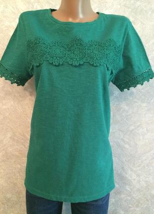 Футболка з мереживом marks&spencer