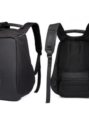 Городской рюкзак bobby антивор с системой usb-зарядки, рюкзак для ноута черный3 фото