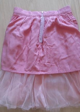Женская пишная юбка - пачка с еврофатина с коротким подьюпником4 фото