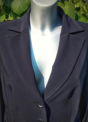 Пиджак gerry weber тёмно-синий gery veber синий классический4 фото