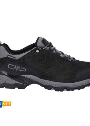 Низкие непромокающие мужские ботинки  cmp melnick low (  3q18597-q901 blk)