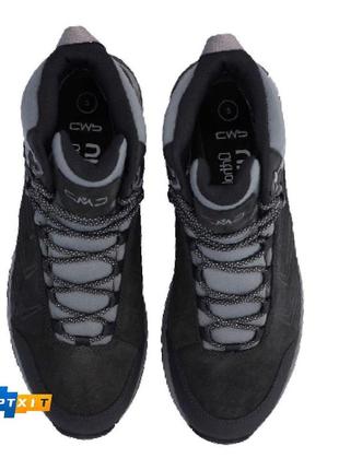 Непромокающие мужские ботинки  cmp melnick mid (  3q18587-q901 nero)4 фото