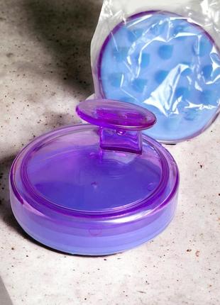 Силіконовий масажер для шкіри голови (шабер для миття волосся), фіолетовий/блакитний3 фото