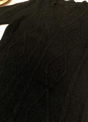 Стильный свитер черный2 фото