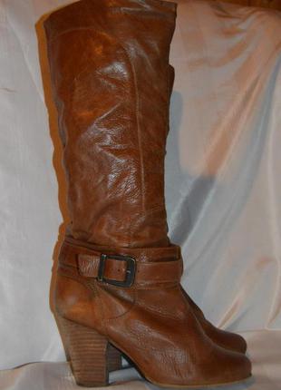 Чоботи шкіряні іспанія розмір 39, чоботи шкіра розмір 39